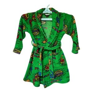 Nickelodean Teenage Mutant Ninja Turtles Fleece Bath Robe Boys Small